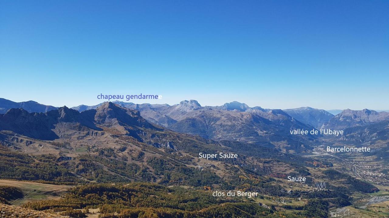 Le Clos Du Berger Le Sauze Buitenkant foto
